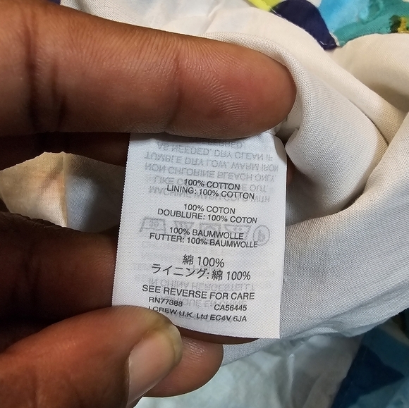 J. Crew Vibrant Watercolor Floral Boho Seaside Skirt with Waist Tie Size 4 - Picture 8 of 8